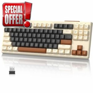 MAMBASNAKE M87 TKL 87 Keys-Dual Mode Wireless Gaming Keyboard