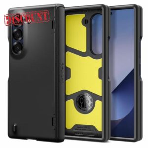 Spigen Slim Armor Pro [Hinge Protection] Case Compatible with Samsung Galaxy Z Fold 6 - Black