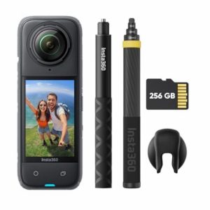 Insta360 X4 No Drone Bundle- 8K Waterproof 360 Action Camera