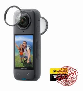 Insta360 X4 with 64GB Card Bundle
