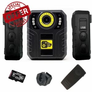 Recall Pro Lite Body Worn Camera 128GB 1080P Personal Security Body Worn Camera Video Recorder BodyCam with Night Vision