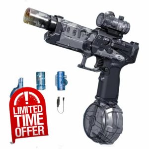 Ultimate Battle Blaster Long Range Motorized Water Gun with Interactive Lighting