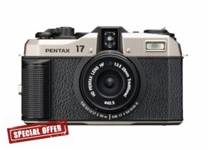 PENTAX 17 Fixed-Focal length compact film camera designed to capture half-size photographs