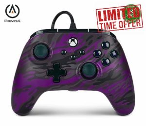 PowerA Advantage Wired Controller for Xbox Series X|S - Purple Camo