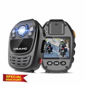 CAMMHD YX1 128GB 1440P/2K HD Body Camera with Audio and Video Recording Body Cam for Security with Extended Storage Design for Law Enforcement with Night Visio
