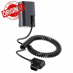D Tap to DR-E6 Dummy Battery Coiled Cable for V-Mount Battery replace LP-E6 LP-E6N LP-E6NH Coupler for Canon EOS 5DS 5DSR 5D Mark II 5DIII 5D IV 60D 60Da 6D 70D 7D 7DII 80D