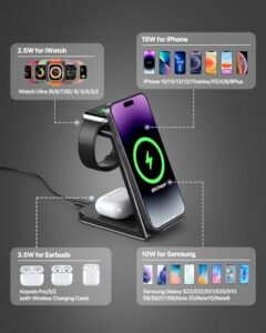 Aluminum Alloy Wireless Charger for Apple Devices