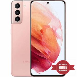 Samsung Galaxy S21 5G Smartphone SIM Free Android Mobile Phone Phantom Pink 128GB (Renewed)