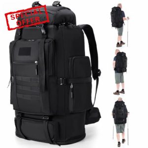 LYtech 100L Hiking Camping Backpack Men Women Hiking Rucksack Travel Backpack Luggage Bag Large Capacity Outdoor Sport Daypack Bag for Camping Hunting Travelling Trekking Climbing