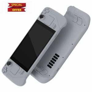 eXtremeRate New Hope Gray Custom Faceplate Back Plate Shell for Steam Deck LCD