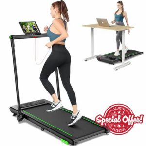 THERUN Folding Treadmill for Home