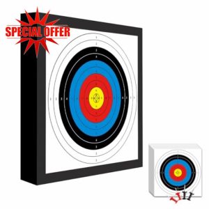 Fiita 10Pcs Archery Target Bow Practice EVA Foam Targets for Backyard Durable Bow and Arrow Target for Youth Adult Beginner Outdoor Shooting Targeting