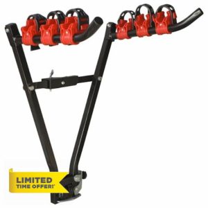 Taylor & Brown 3 Bike Tow Bar Towbar Towball Mount Cycle Bicycle Carrier Triple Heavy Duty Car Van Rear Mounted Rack Stand Ball Mou