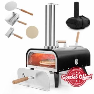 COSTWAY Outdoor Pizza Oven