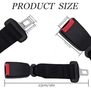 2 Seat Belt Covers with Travel Cushions.Car Seat Extender Clip(9IN)