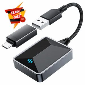 HOTPEAK Wireless A-pple Carplay Android Auto Adapter