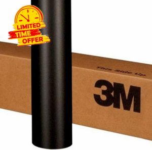 Generic 3M 2080 MATT BLACK M12 Car Wrap Air-Release Vinyl Film Bubble-Free Application (30cm x 152cm (11.8in x 59.8in))