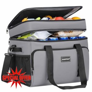 Hulongo Cool Bag Insulated Cooler Bag Waterproof Picnic Double Thermal Bag For Camping