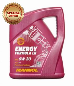 Mannol 5 Litre Energy Formula LR 0W-30 Engine Oil 7922 ACEA C2 Fully Synthetic Ester Technology