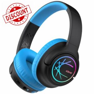 iClever Kids Wireless Headphones with LED Lights