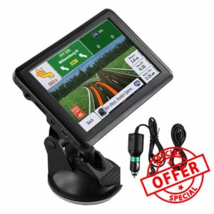 Oniissy Sat Nav 5 inch GPS Navigator Device 8GB + 128MB TFT touch screen With Car Truck Navigation For SA for Car Truck Lorry Motorhome Speed Cam Post