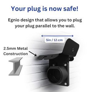 Padlock Lockable Wall Mount Holder for Electric Car with Type2 IEC 51296-2 Plugs Wall Box Charging Station Anti-theft Protection Design for Cable