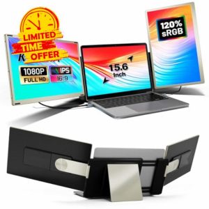 KEFEYA 15.6 Inch Laptop Screen Extender for All Laptop Come with HUB