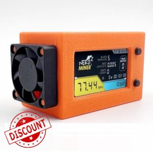 Nerd Miner V2 Pro Bitcoin Solo Lottery Miner - BTC - Crypto Nerdminer V2.0 pro Hashrate 78K 1W Firmware 1.6.3 with Orange case