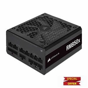 Corsair RM850x 80 PLUS Gold Fully Modular ATX 850 Watt Power Supply (135 mm Magnetic Levitation Fan