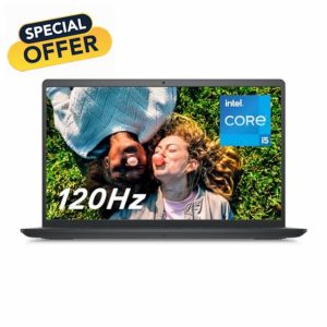 Dell Inspiron 15 3520 Laptop | FHD (1920 x 1080) 120Hz Display | Intel Core i5-1235U | Intel UHD Graphics | 16gb RAM | 512GB SSD | English-UK Keyboard | Carbon black