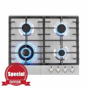 Baridi 60cm Gas Hob with 4 Burners