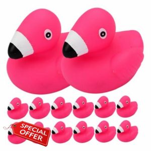 VICASKY 48pcs Flamingo Toy Bath Toy Toys Water Toy Shower Toy Favor Shower Supply Shower Toy Cartoon Toy Plaything Shower Toys Pool Toys Vinyl