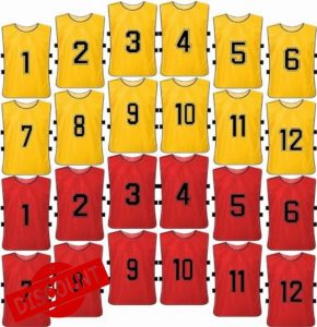 KisSealed 24 Pcs Scrimmage Team Practice Vests