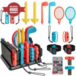 Tendak 16 in 1 Switch Sport Accessory Set for Nintendo Switch / Switch OLED