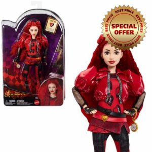 Mattel Disney Descendants: The Rise of Red Fashion Doll & Accessory – Red