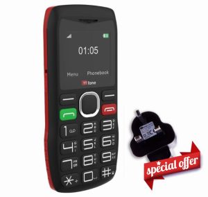 TTfone TT880 Easy-to-Use Mobile Phone for Seniors and Elderly - Large Button Phone with Emergency Assistance Button - Simple and Reliable Mobile Phone (with Mains Charger)