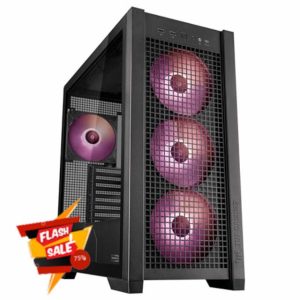 ASUS TUF Gaming GT302 ARGB ATX Mid-Tower PC Case – Four 140 x 28 mm ARGB Fans for High Airflow