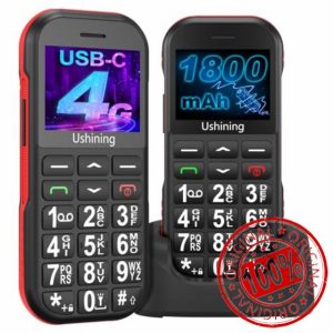 ukuu 4G Volte Big Button Mobile Phone for Elderly