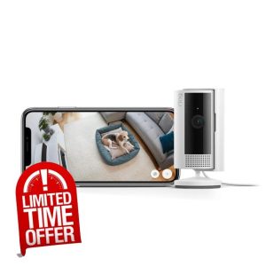 Ring Indoor Camera (2nd Gen) by Amazon | Plug-In Pet Security Camera | 1080p HD