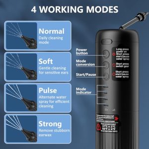 Electric Water Powered Ear Cleaner for Effective Ear Wax Removal