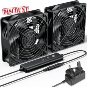 upHere gaming Dual 120mm Powerful Fan