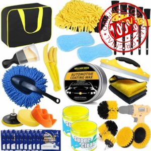 zycBernoi 35 Pcs Car Cleaning Wash Kit