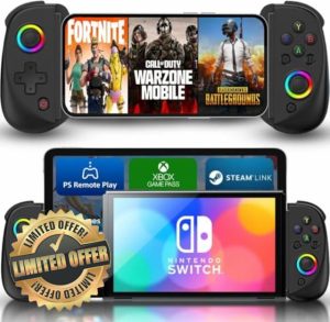 MAJESTECH NEW D8 Mobile Gaming Controller for iPhone/Android/iPad/Tablet