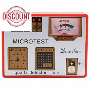 Wanjorlay Demagnetization/Battery Measure/Pulse/Quartz Tester Machine Watch Tool for Detecting Battery Capacity