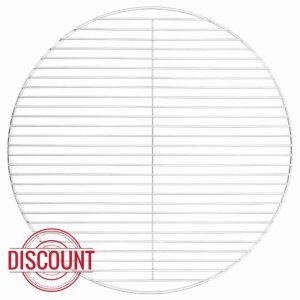 idaXL - BBQ Grill Grate Rack Stainless Steel Round 54 cm - Portable Cooking Grate for Charcoal Grills