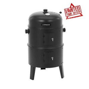 Uniprodo UNI_BG_03 BBQ Smoker Grill - 3 levels - temperature display BBQ smoker Smoker BBQ Smoker grill Wood-burning smoke