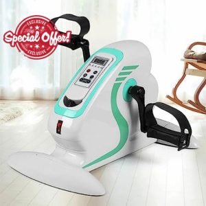 Electric Pedal Exerciser Mini Exercise Bike - Ideal Rehabilitation Trainer for Elderly