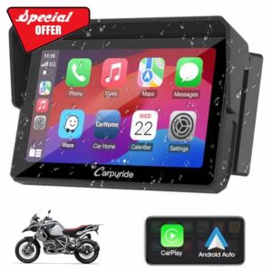 Carpuride w502b Motorcycle Carplay Screen for BMW R1200GS R1250GS S1000XR Motorcycle
