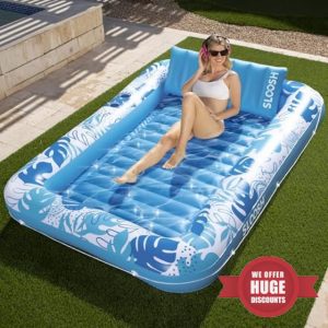 Sloosh Inflatable Tanning Pool Lounge Float