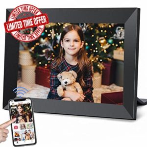 Frameo 10.1 Inch WiFi Digital Picture Frame with 1280 x 800P IPS Touchscreen HD Display